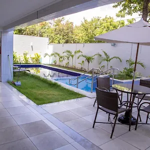 Flat No De Boa Viagem, Vista O Mar, Andar Alto Recife